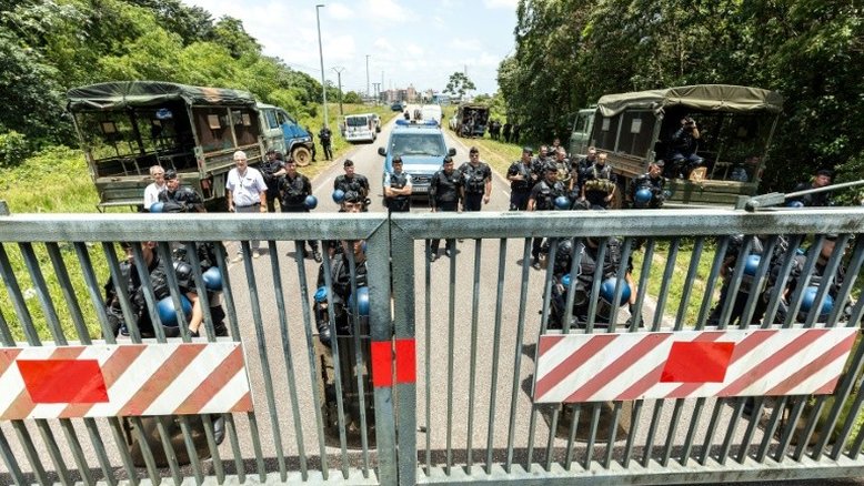 Manifestantes ocupam centro espacial de Korou na Guiana francesa
