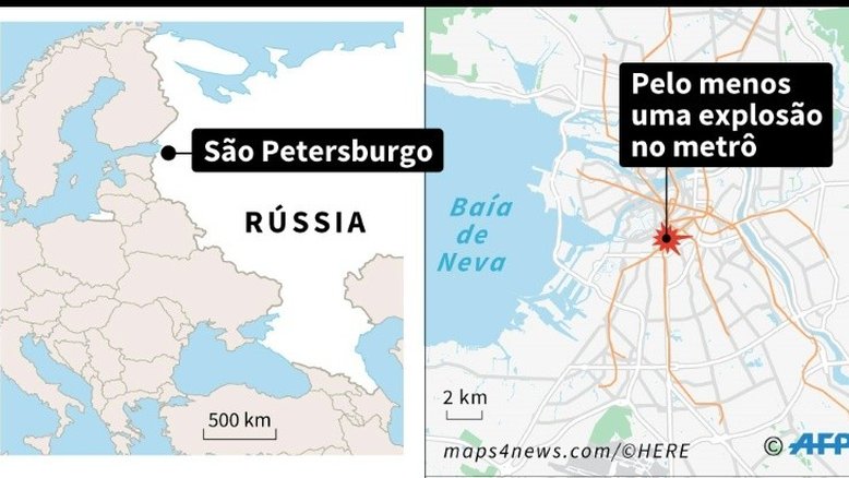 Trump promete 'apoio total' a Putin após ataque a metrô na Rússia