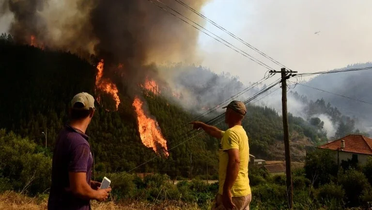 Tragédia, salvação e solidariedade: dramas nos incêndios em Portugal
