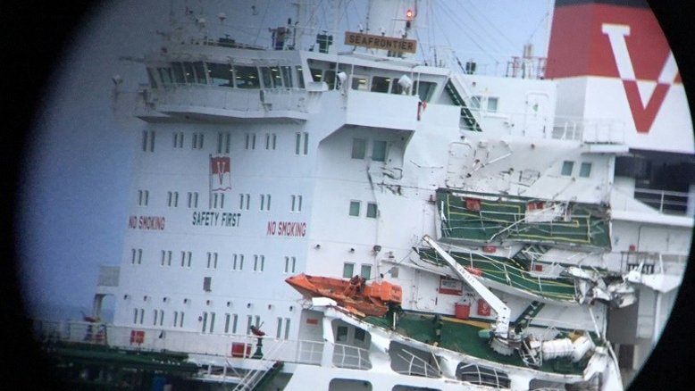 Petroleiro e navio de carga colidem entre FranÃ§a e Reino Unido