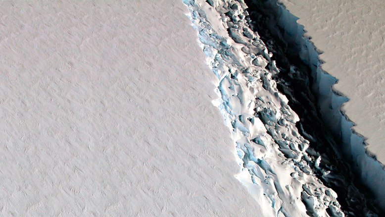 O iceberg que pode mudar o clima