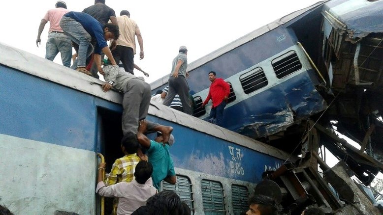 Acidente de trem na Índia deixa ao menos 23 mortos e dezenas de feridos