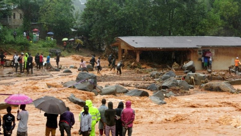 Serra Leoa pede ajuda urgente depois de inundações mortais