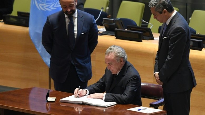 Brasil inicia na ONU o processo de assinatura de tratado contra armas nucleares