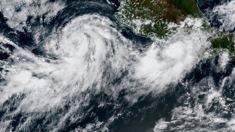 Furacão Norma estaciona no Pacífico, mas causa chuvas no México