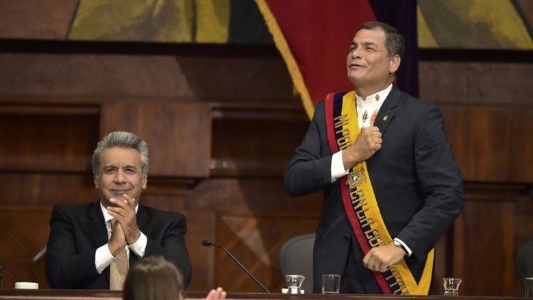 Presidente do Equador acusa antecessor de espioná-lo