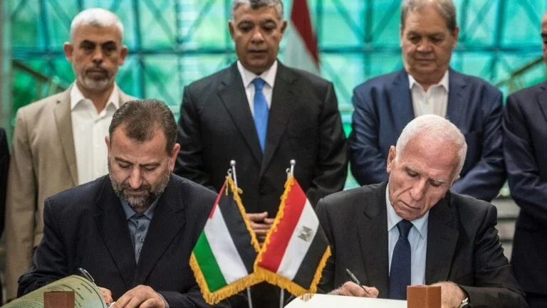 Principais pontos do acordo de reconciliação palestino