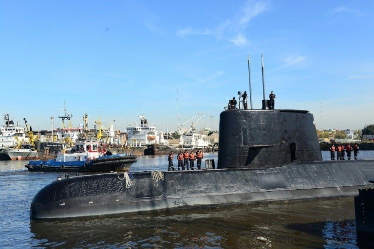 Argentina: 68% da área de busca do submarino já foi rastreada