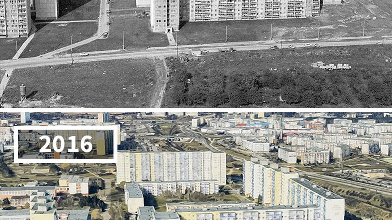 Fotos mostram antes e depois de locais históricos