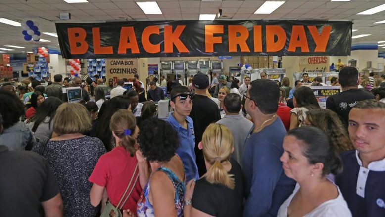 Comércio na Black Friday