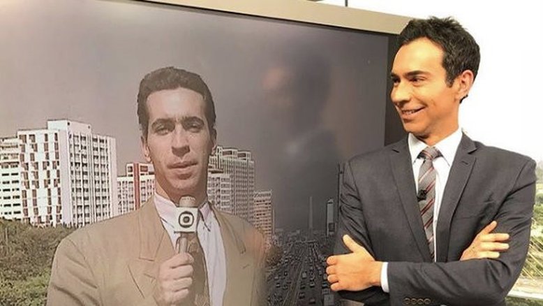 Cesar Tralli é 'trollado' ao vivo por internauta por conta de roupa 'inadequada'