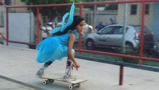 Rayssa Leal, a "fadinha do skate", está ganhando a internet