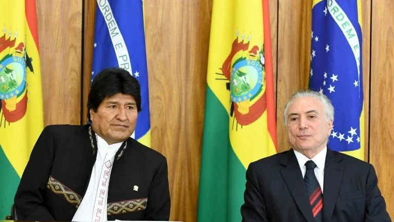 Temer e Evo Morales deixam atritos de lado e falam de cooperação