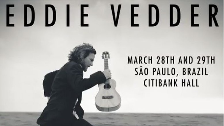 Eddie Vedder fará shows solo em São Paulo em 2018