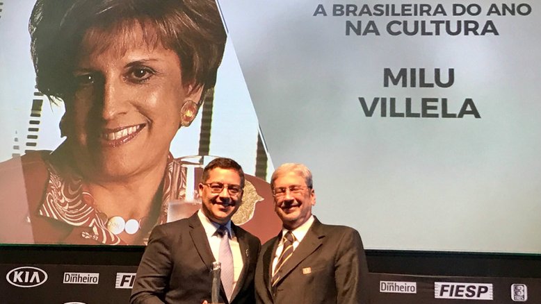 Milú Villela diz estar honrada em receber o prêmio
