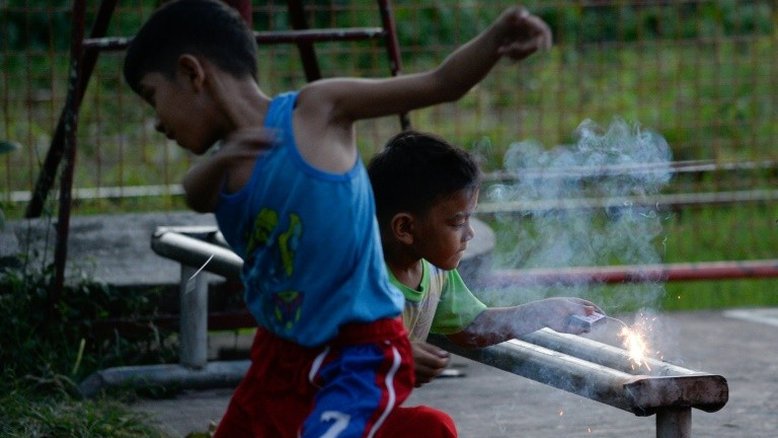 Rojões deixam 200 feridos no Ano Novo nas Filipinas