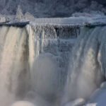 Fotos registram toda a beleza congelante das Cataratas do Niágara no inverno