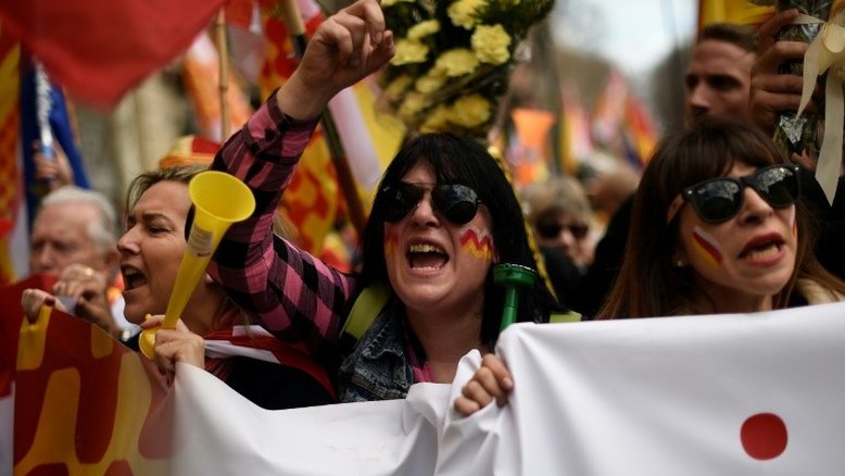 Catalunha tem manifestação por 'Tabarnia', região fictícia anti-separatista