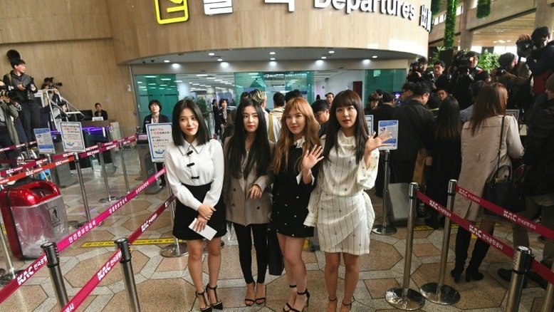 Estrelas do K-pop viajam para apresentações em Pyongyang