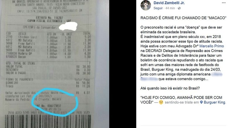 Reprodução/Facebook