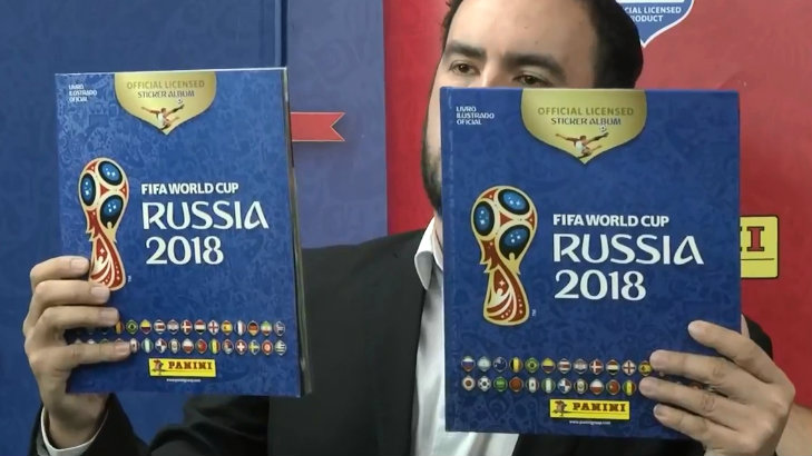 Álbum de figurinhas da Copa do Mundo 2018 será lançado domingo