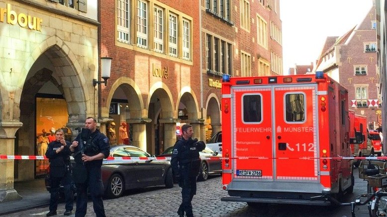Atropelamento na cidade alemã de Münster deixa vários mortos e feridos