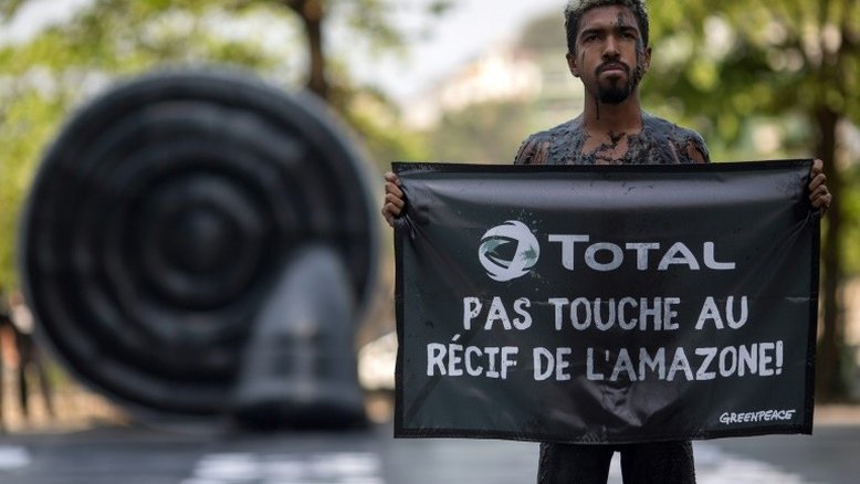 Greenpeace encontra recifes amazônicos em áreas petroleiras da Total no Brasil