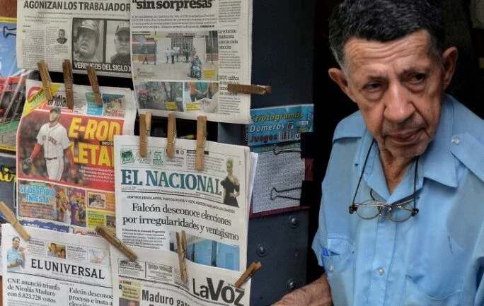 Jornal na Venezuela é citado por divulgar notícias que 