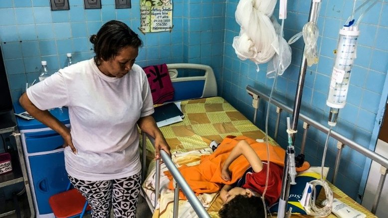 Crianças mostram a face mais dramática da crise de saúde na Venezuela