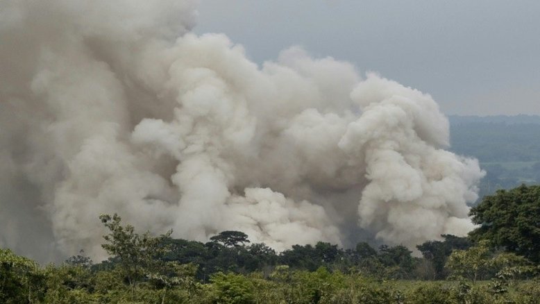 Vulcão de Fogo não dá trégua na Guatemala