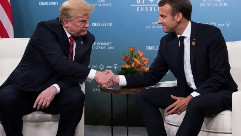 Trump e Macron sinalizam avanços em negociações no G7