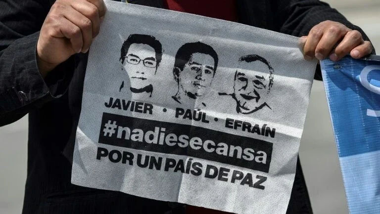 Corpos encontrados na Colômbia são de equipe equatoriana de imprensa