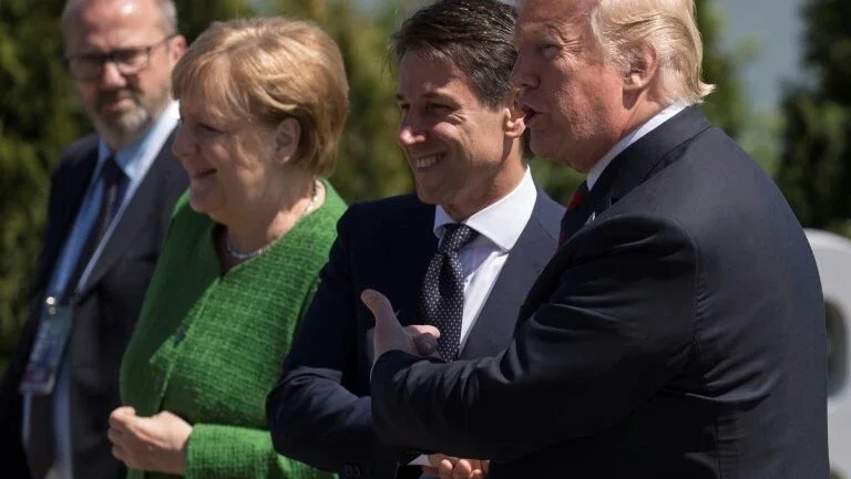 Trump se despede da cúpula do G7 em tom mais conciliador