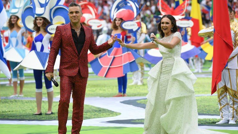 Confira fotos da abertura da Copa do Mundo na Rússia 15 Confira fotos da abertura da Copa do Mundo na Rússia