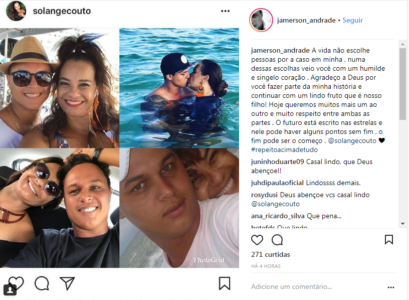 Solange Couto homenageia o ex no Dia dos Namorados 4 Solange Couto homenageia o ex no Dia dos Namorados