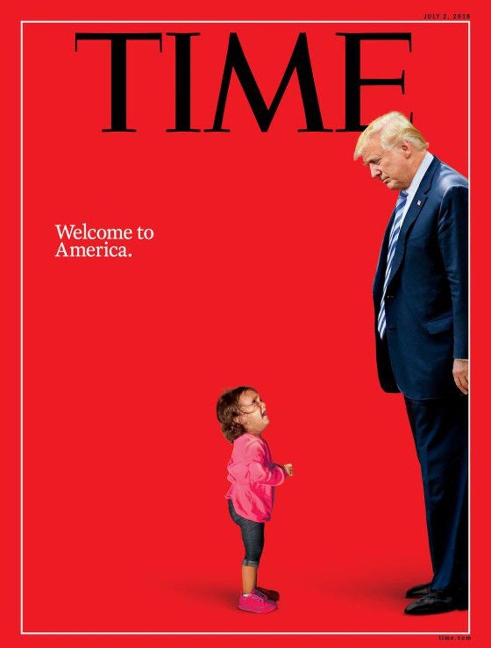Capa emblemática da "Time" critica política migratória de Trump 4 Capa emblemática da "Time" critica política migratória de Trump