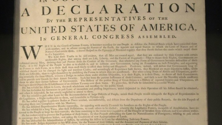 Cópia valiosa da Declaração de Independência dos EUA é encontrada na Inglaterra