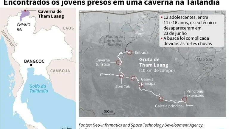 Os possíveis cenários do resgate dos meninos presos em caverna na Tailândia