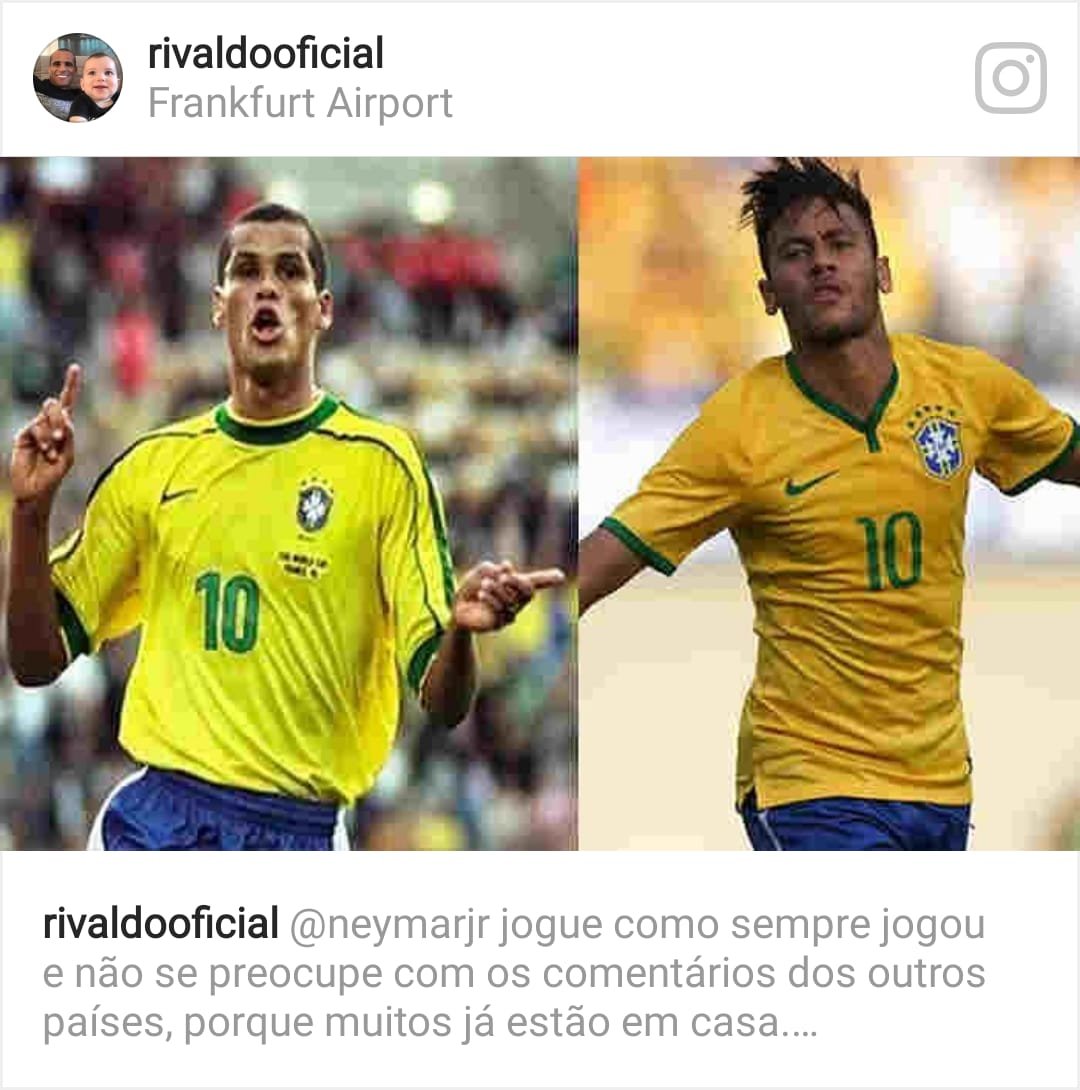 Multado em 2002 por fingimento, Rivaldo aconselha Neymar: "Jogue como sempre jogou" 2 Multado em 2002 por fingimento, Rivaldo aconselha Neymar: "Jogue como sempre jogou"