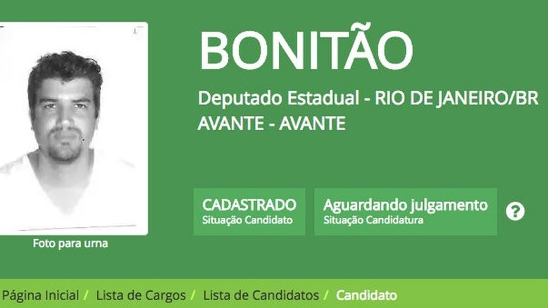 Homem de Ferro, Lagartixa e Bonitão:  candidatos com nomes engraçados chamam atenção de internautas