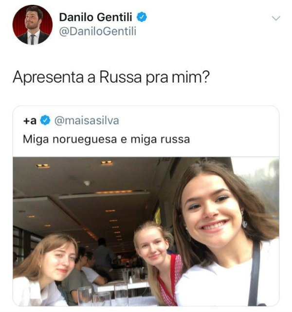 Maísa rebate Danilo Gentili por "investida" em garota de 15 anos 7 Maísa rebate Danilo Gentili por "investida" em garota de 15 anos