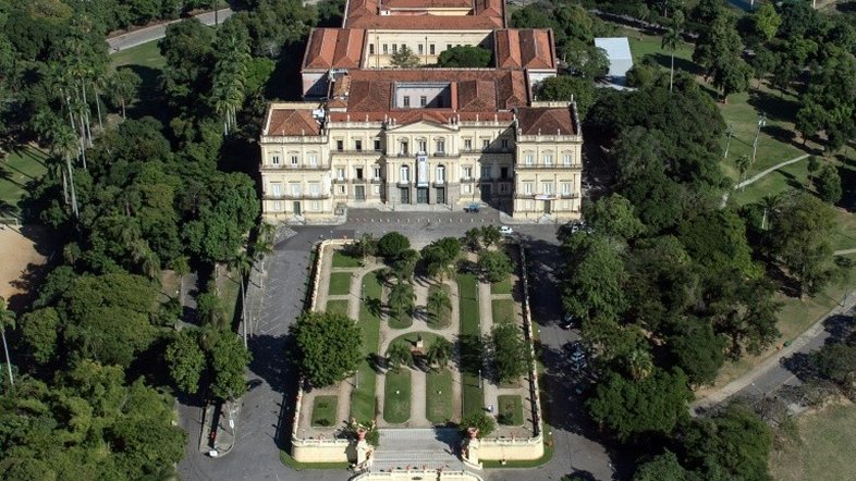 Museu Nacional do Rio de Janeiro, o maior museu de história natural da América Latina