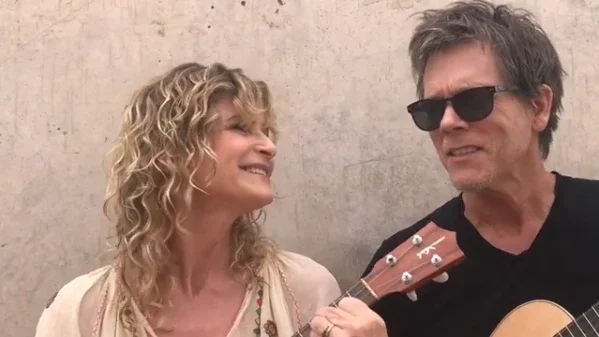 Kevin Bacon homenageia Kyra Sedgwick pelos 30 anos de casamento