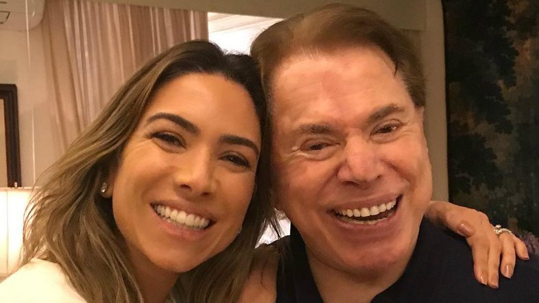 'Fico até quando der. Quando não der mais, Patrícia fica no meu lugar', diz Silvio Santos