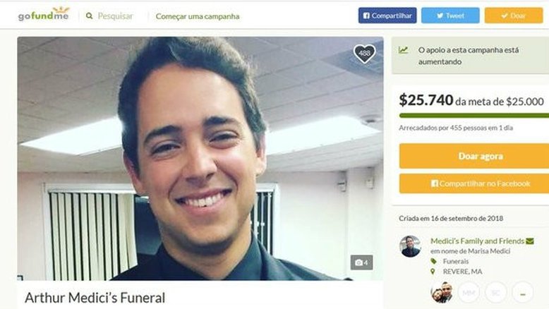 Reprodução/ GoFundMe