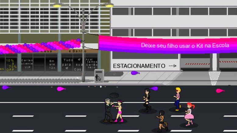 Em jogo na internet, avatar de Bolsonaro espanca mulheres, negros e militantes de esquerda