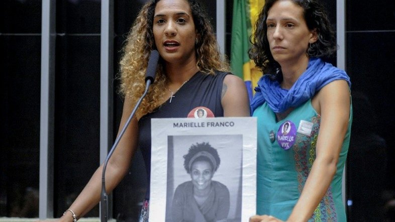 'Estamos em perigo' no Brasil, afirma irmã de Marielle Franco