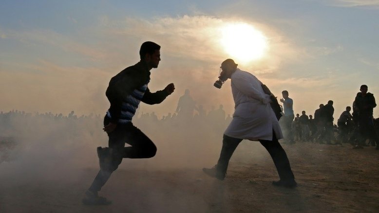 Palestino morre em confrontos na fronteira com Israel