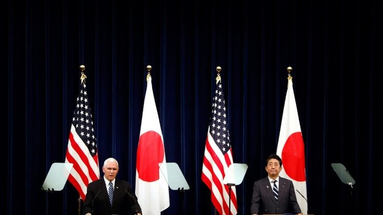 Vice-presidente americano quer acordo comercial modelo com Japão