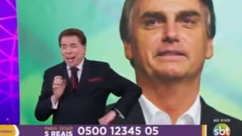 Vídeo: Bolsonaro liga para Silvio Santos e recebe elogios